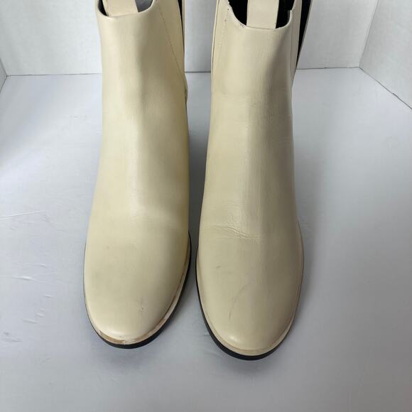Mercedes Castillo Off White Xandra Chelsea Ankle Boot Size 11 - Picture 7 of 13